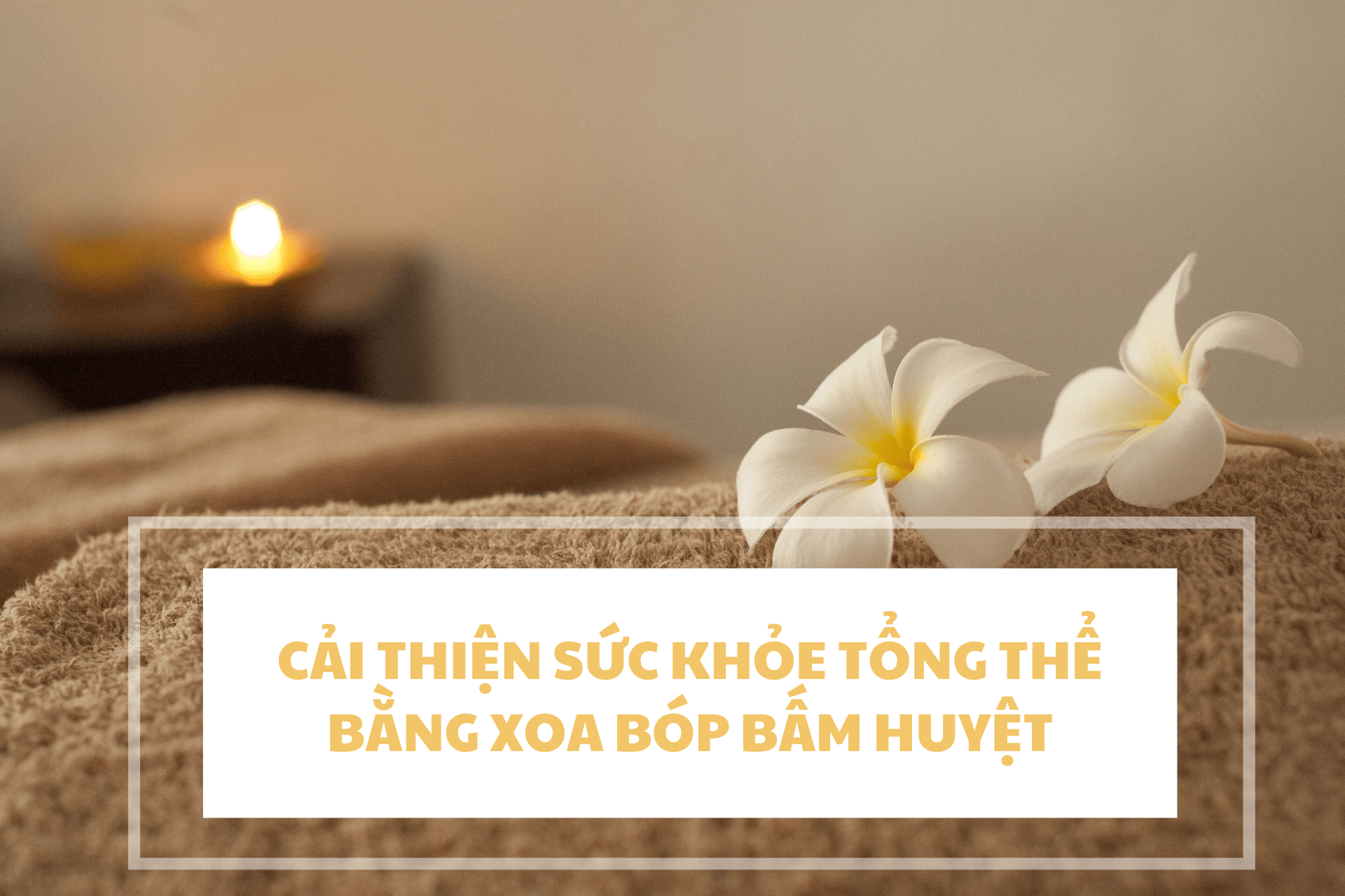 CẢI THIỆN SỨC KHỎE TỔNG THỂ BẰNG XOA BÓP BẤM HUYỆT
