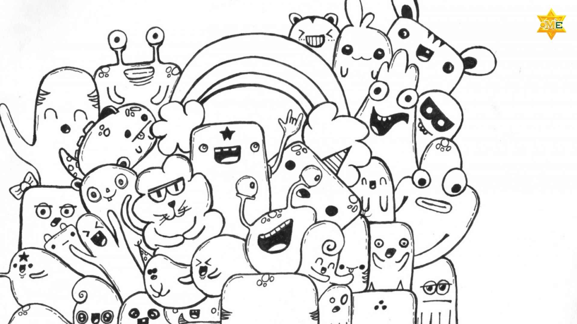 Cách vẽ doodle art đơn giản