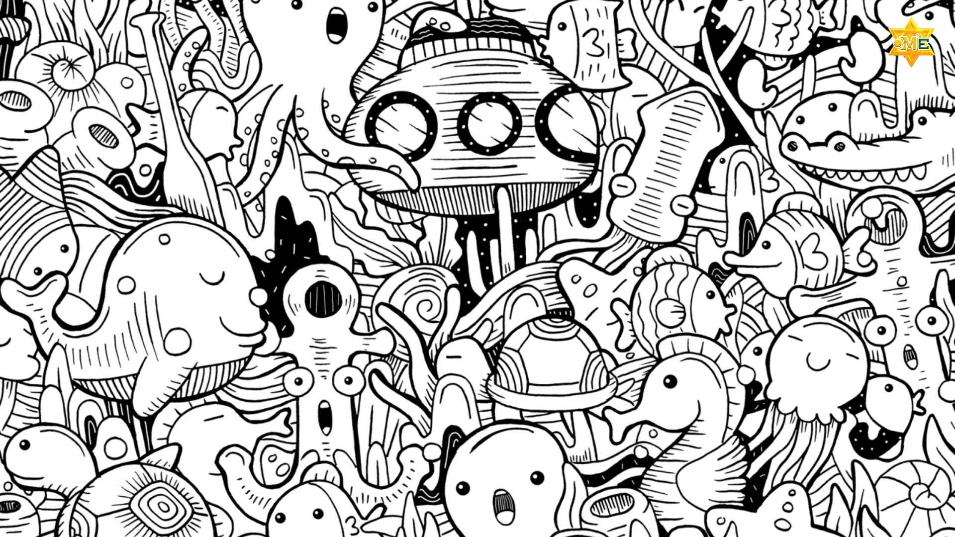 Hướng dẫn vẽ doodle con vật