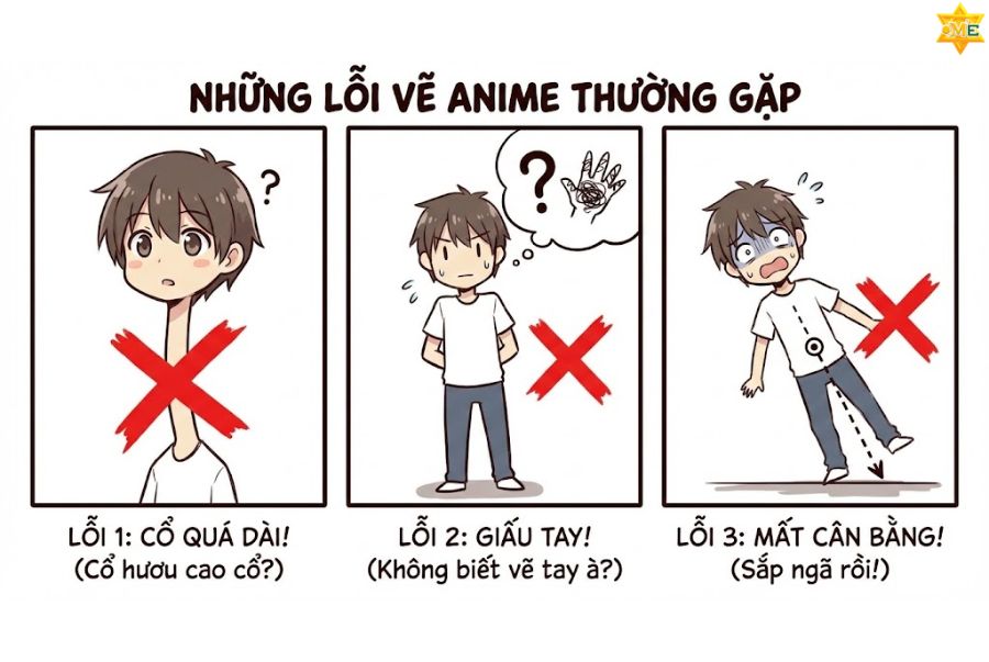 Vẽ dáng người anime đơn giản cho người mới bắt đầu