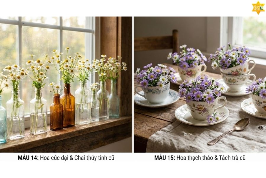 15+ Mẫu Cắm Hoa Để Bàn Đẹp Đơn Giản Giúp Thư Giãn Tinh Thần