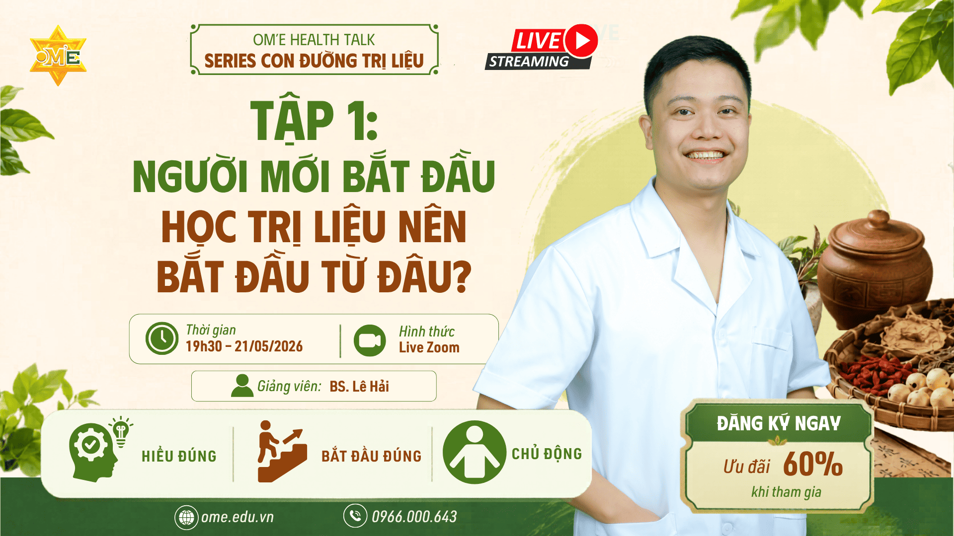 [RECAP] TALKSHOW “CON ĐƯỜNG TRỊ LIỆU” – TẬP 1: NGƯỜI MỚI BẮT ĐẦU HỌC TRI LIỆU NÊN BẮT ĐẦU TỪ ĐÂU?
