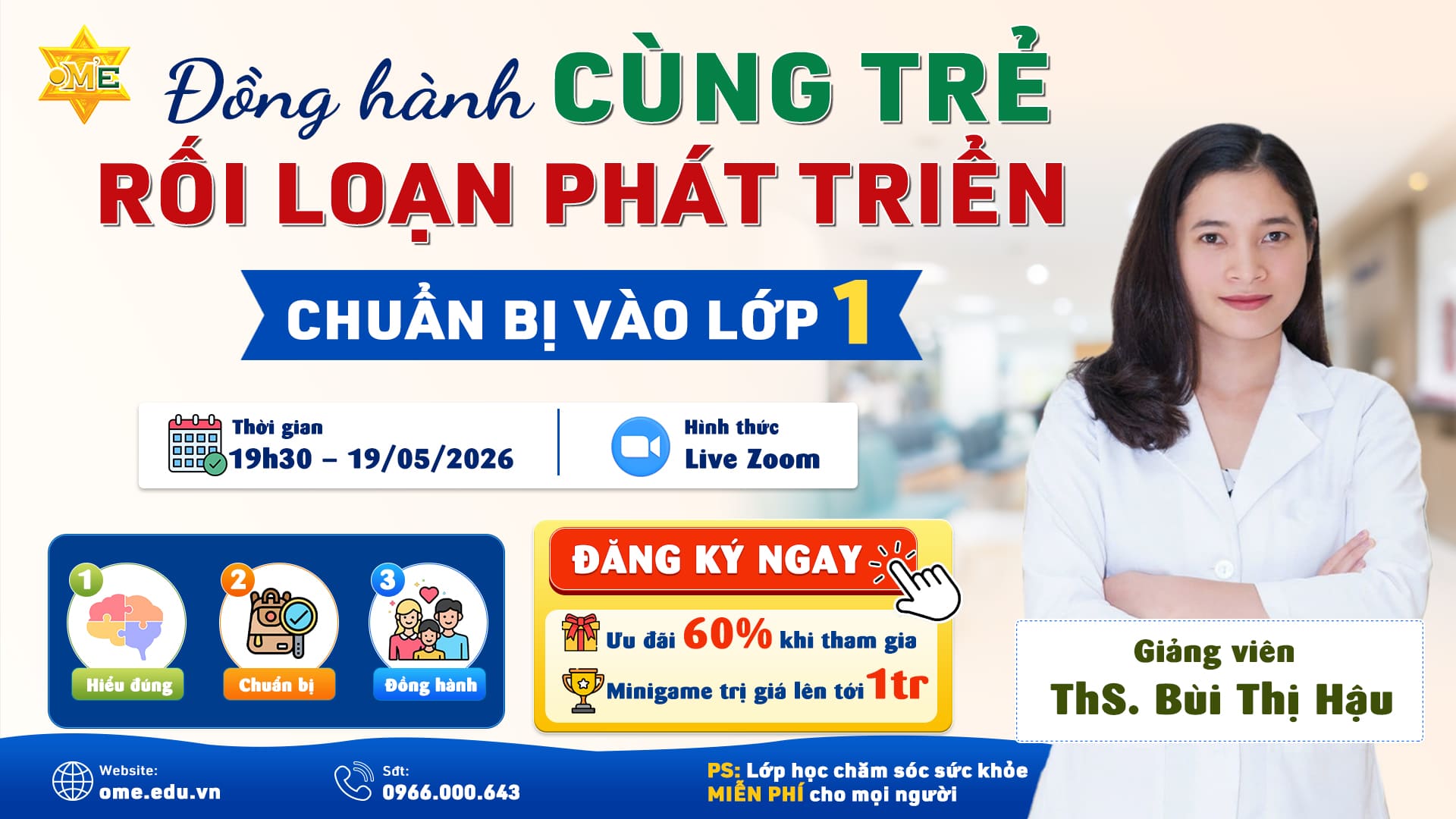 [RECAP] CHẠM TRI THỨC SỐ 17 – ĐỒNG HÀNH CÙNG TRẺ RỐI LOẠN PHÁT TRIỂN VÀO LỚP 1